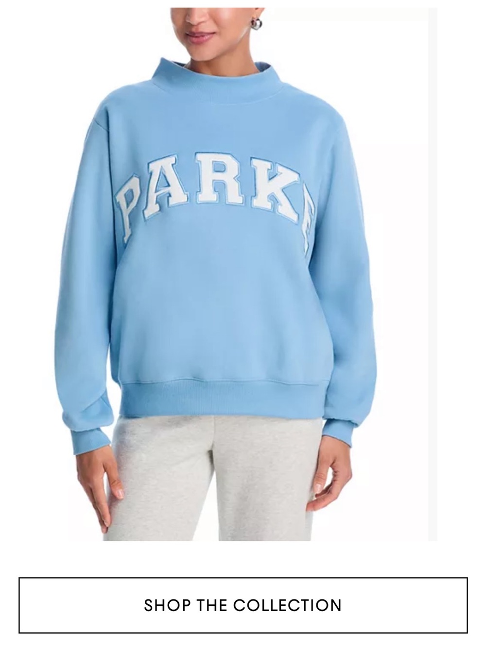 Parke Sky-Blue Crewneck Sweatshirt L/XL
